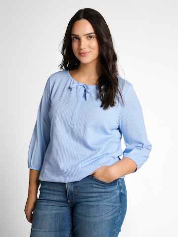 Camicia da donna di Tom Tailor Women + in blu: frontale