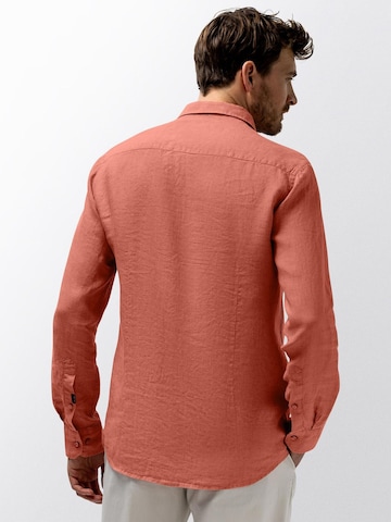 State of Art Regular fit Button Up Shirt in Orange