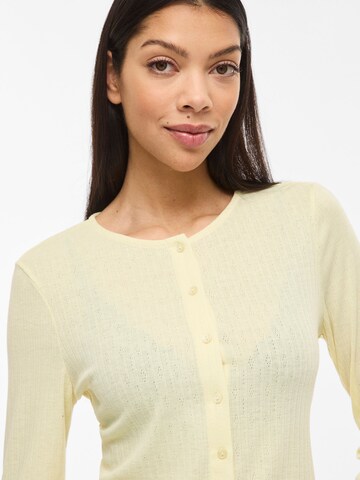 Cardigan 'VIMaggie' VILA en jaune