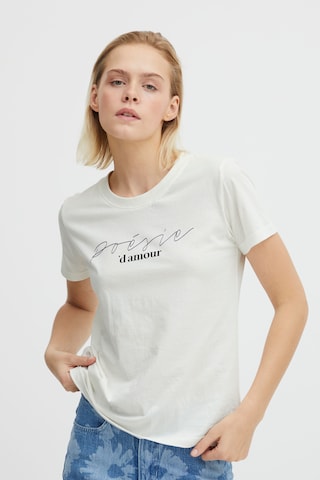 ICHI T-Shirt in Weiß: predná strana