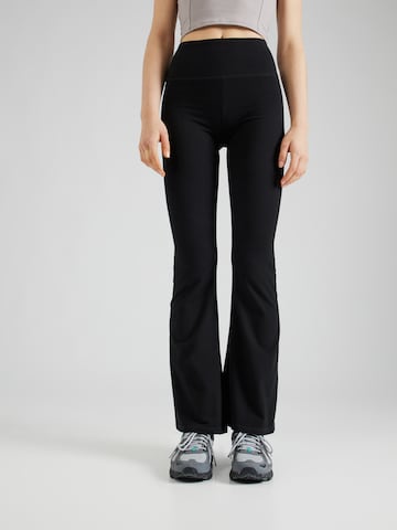 HOLLISTER Flared Leggings in Black: front