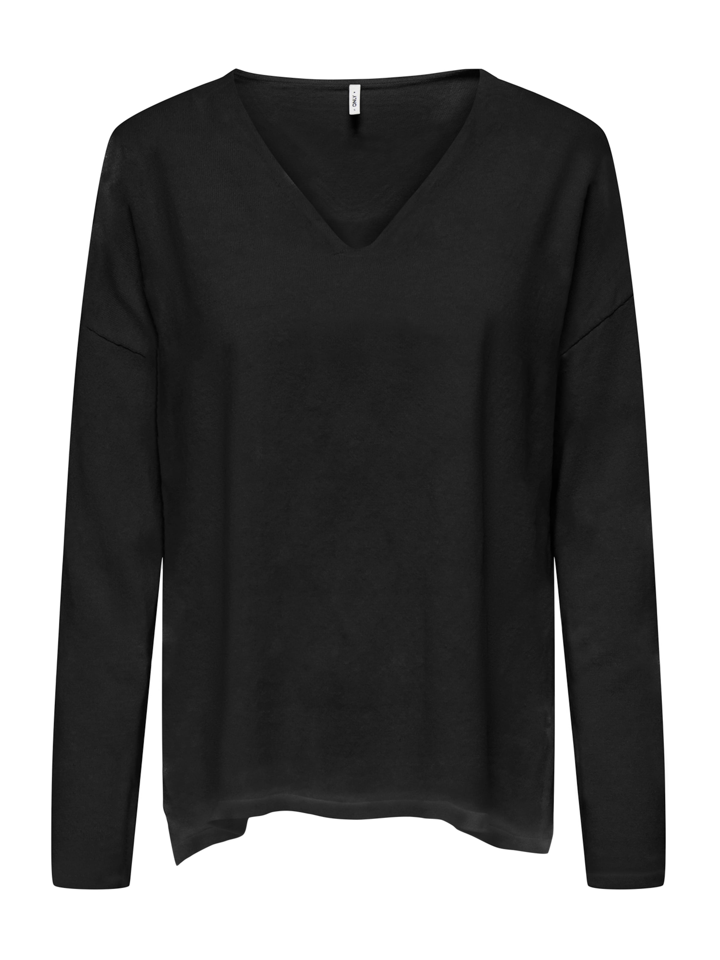 Pull-over 'ONLAMALIO' ONLY en noir : devant