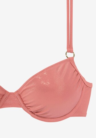 LASCANA T-shirt Bikini i pink