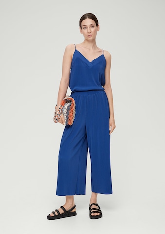 Wide leg Pantaloni di s.Oliver in blu