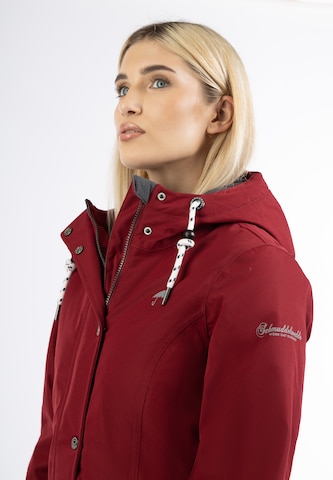 Schmuddelwedda Winterjacke in Rot