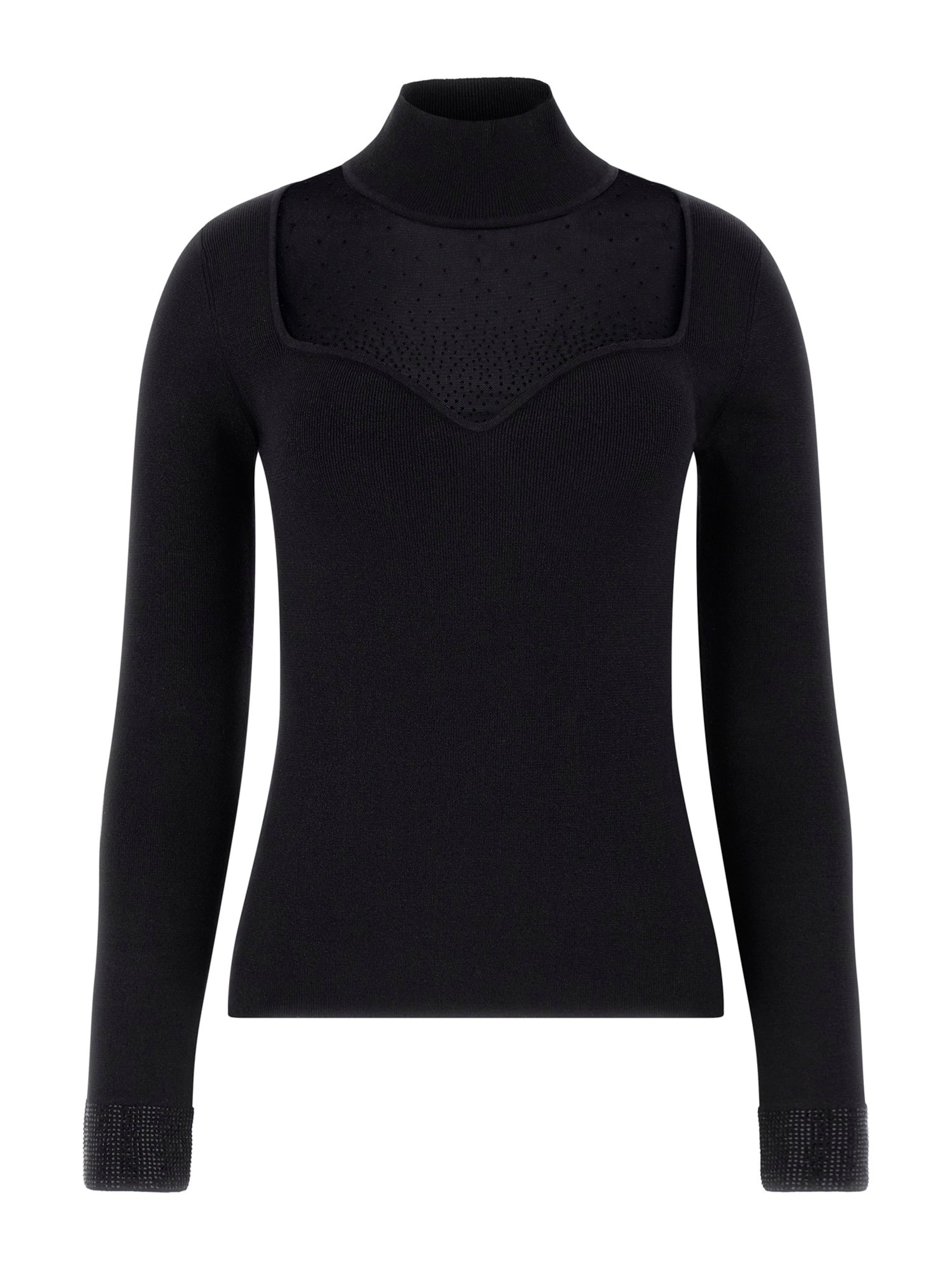 GUESS Svetr – černá: přední strana