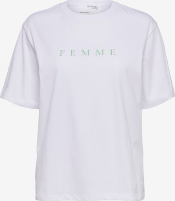 SELECTED FEMME Shirt 'VILJA' in Wit: voorkant