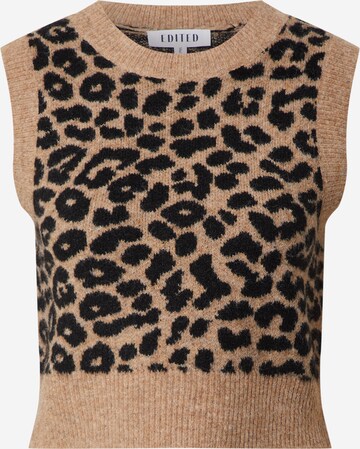 EDITED Sweater 'Alaina' in Brown: front