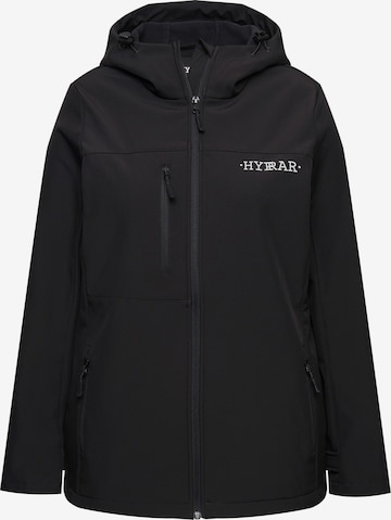 Ulla Popken Weatherproof jacket in Black: front