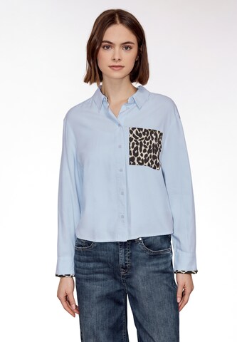 Street One Studio Blouse in Blue: front