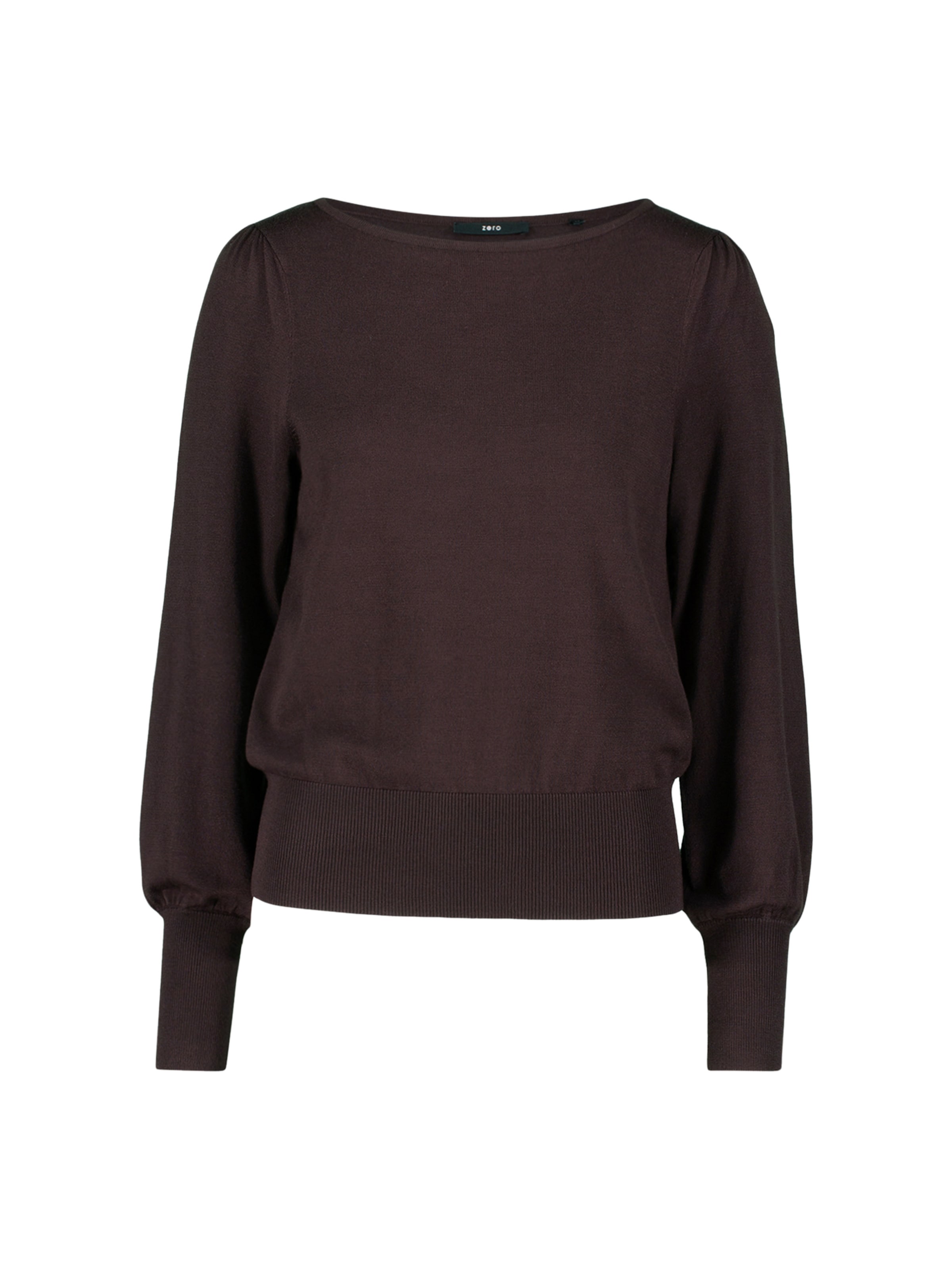 zero Pullover in Braun: Vorderseite