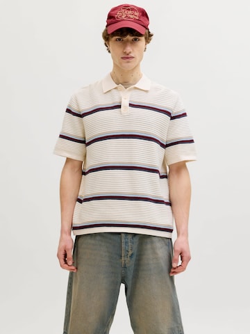 JACK & JONES Tricot 'maine' in Beige: voorkant