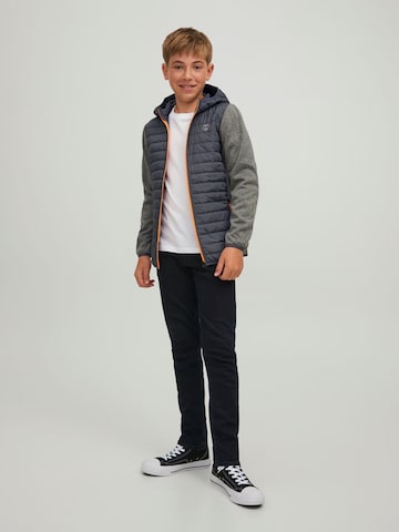 Jack & Jones Junior Between-season jacket 'Multi' in Grey