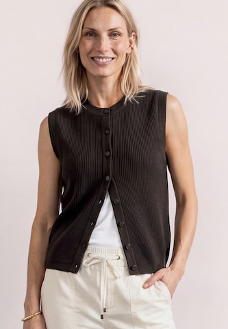 Cardigan STREET ONE en marron : devant