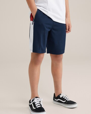 WE Fashion Regular Панталон в синьо: отпред