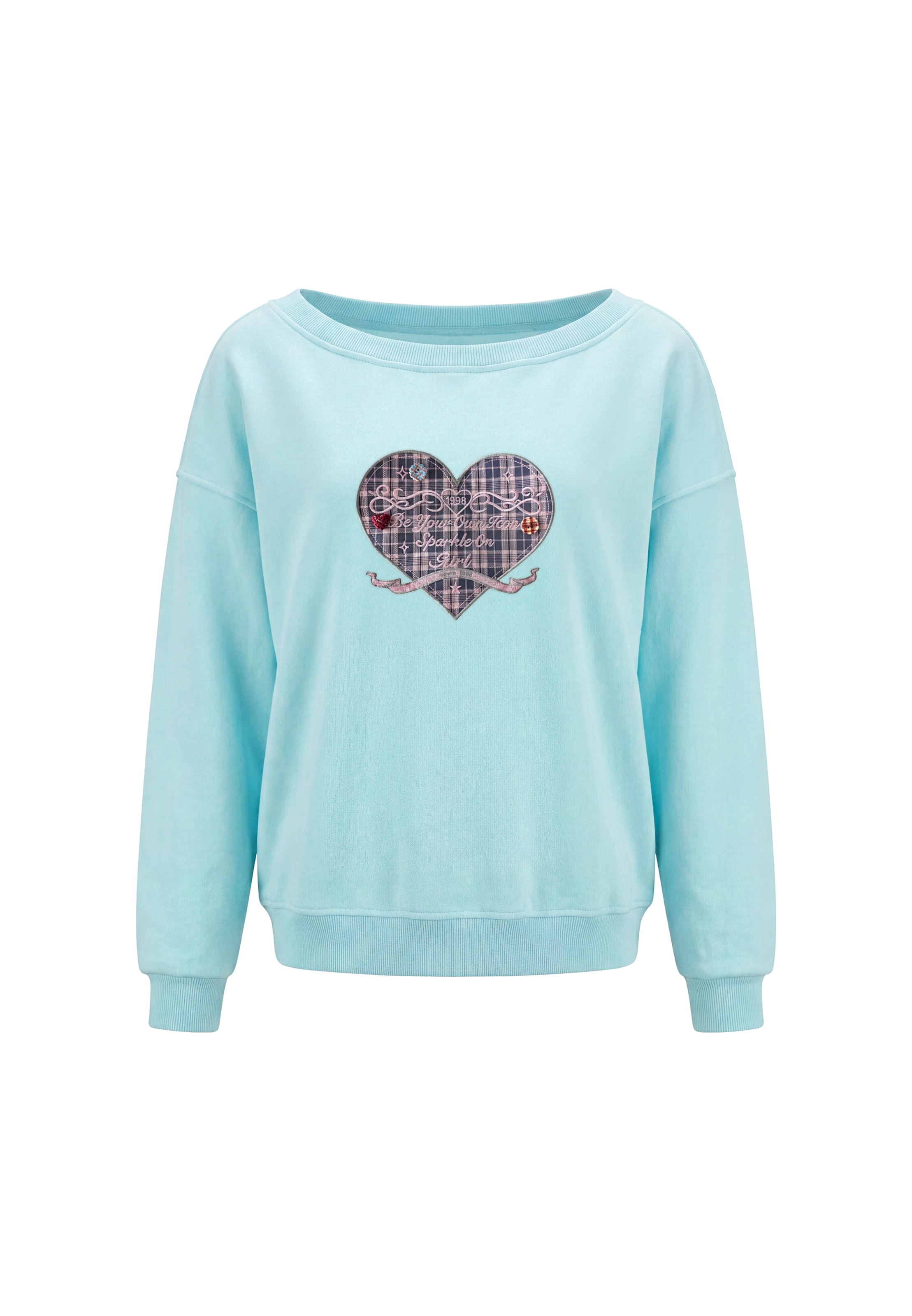 Sweat-shirt MYMO en bleu : devant