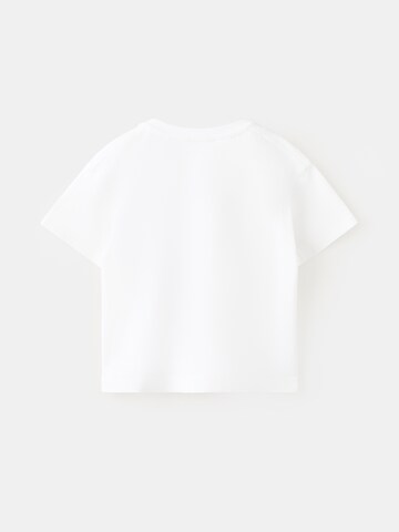 MANGO KIDS Majica 'M2FISH' | bela barva