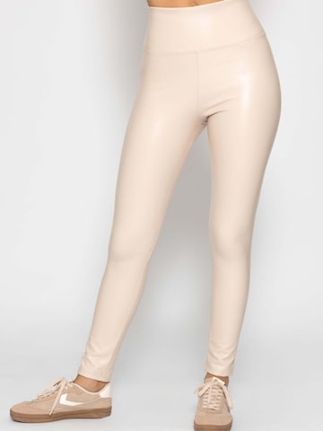 SASSYCLASSY Skinny Hose‌‌‌ in Beige
