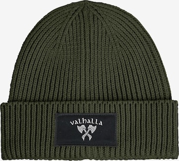 Neverless Beanie 'Valhalla' in Green: front