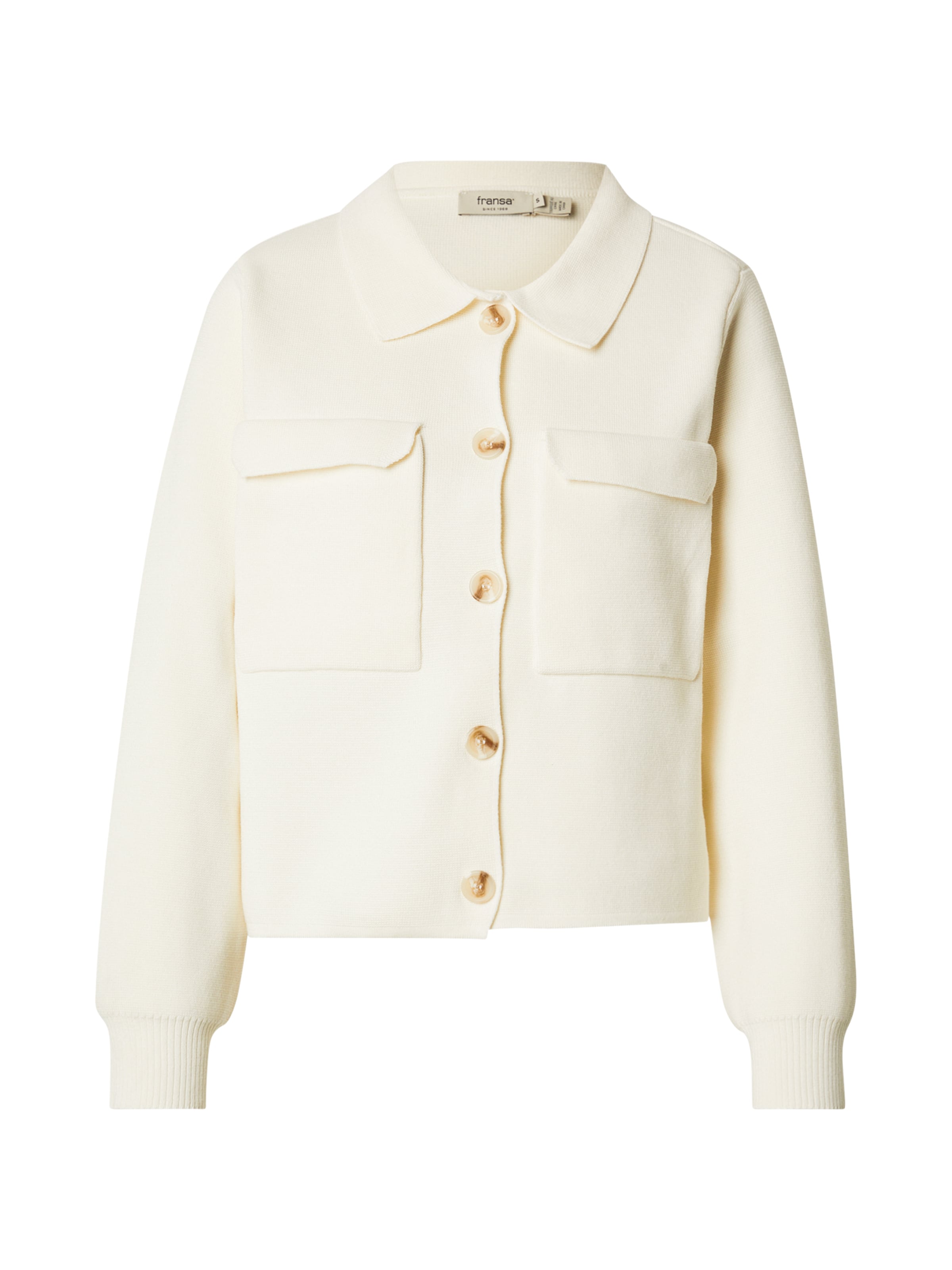 Giacchetta 'ITA CAR 1' di Fransa in bianco: frontale