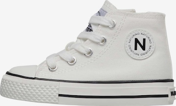 NATURINO Trainers 'YLFAS.' in White: front