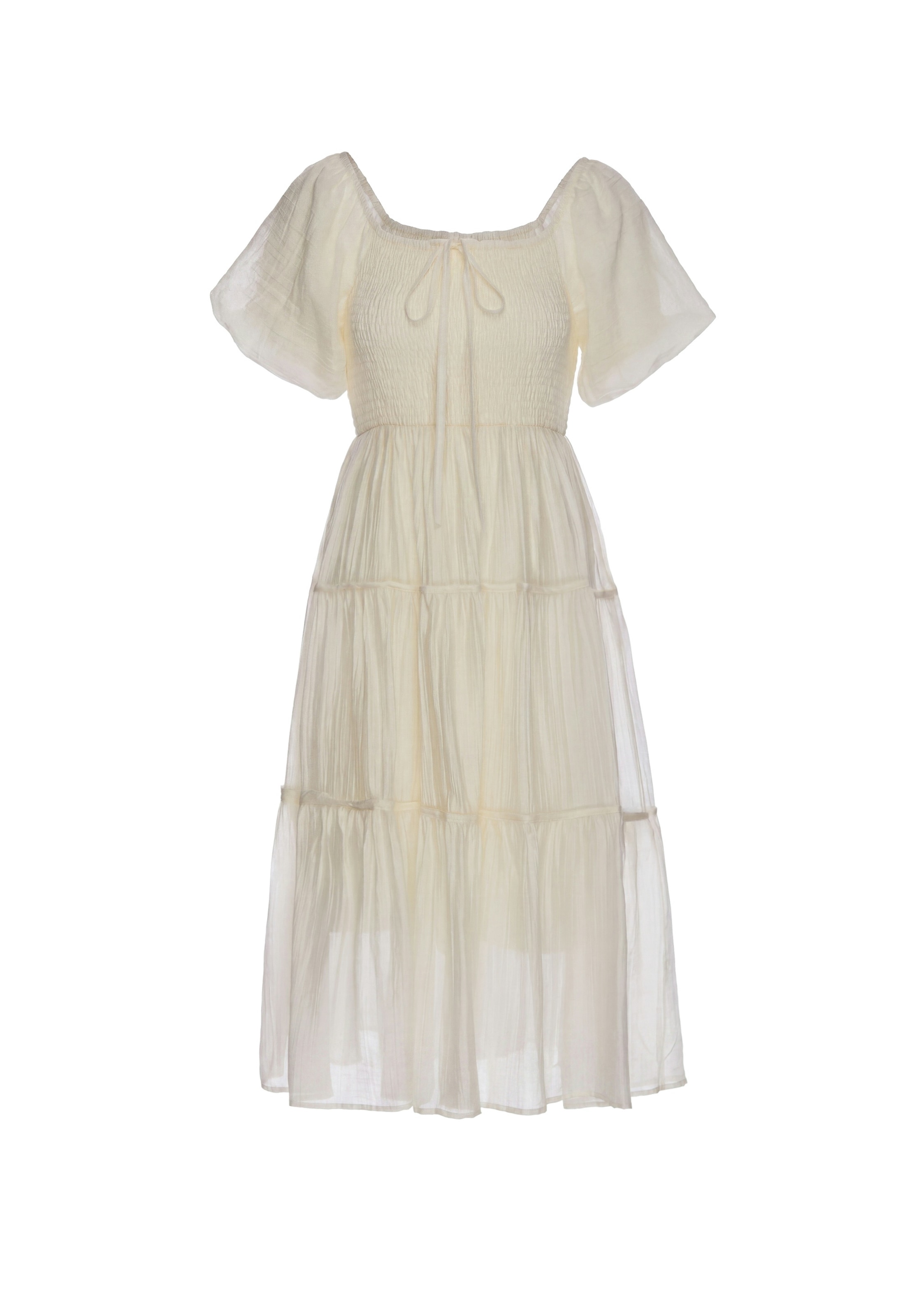 Robe d’été IZIA en beige : devant