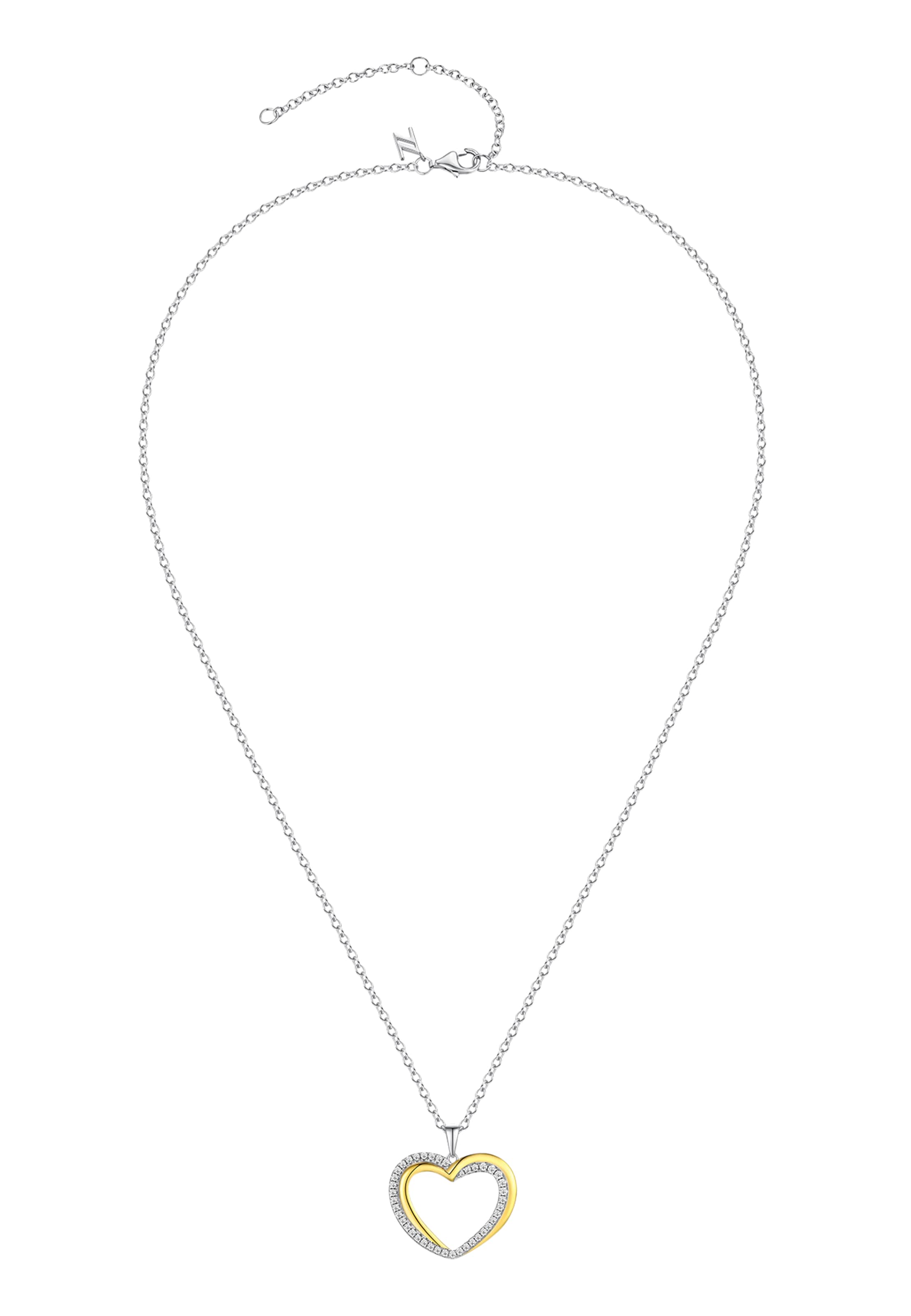 Nana Kay Necklace 'Double Happiness' in Silver: front