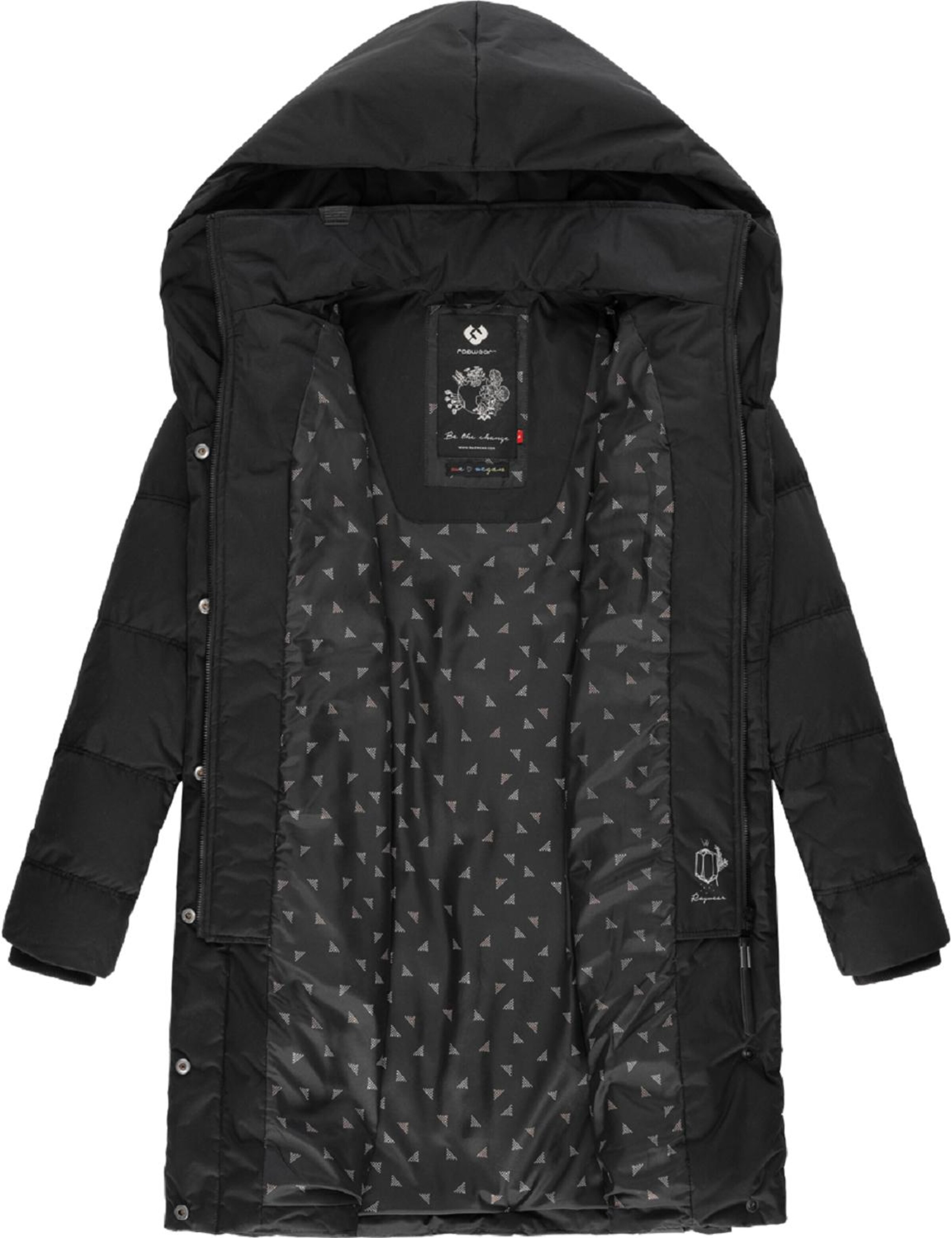 Ragwear Winter coat 'Natalka' in Black