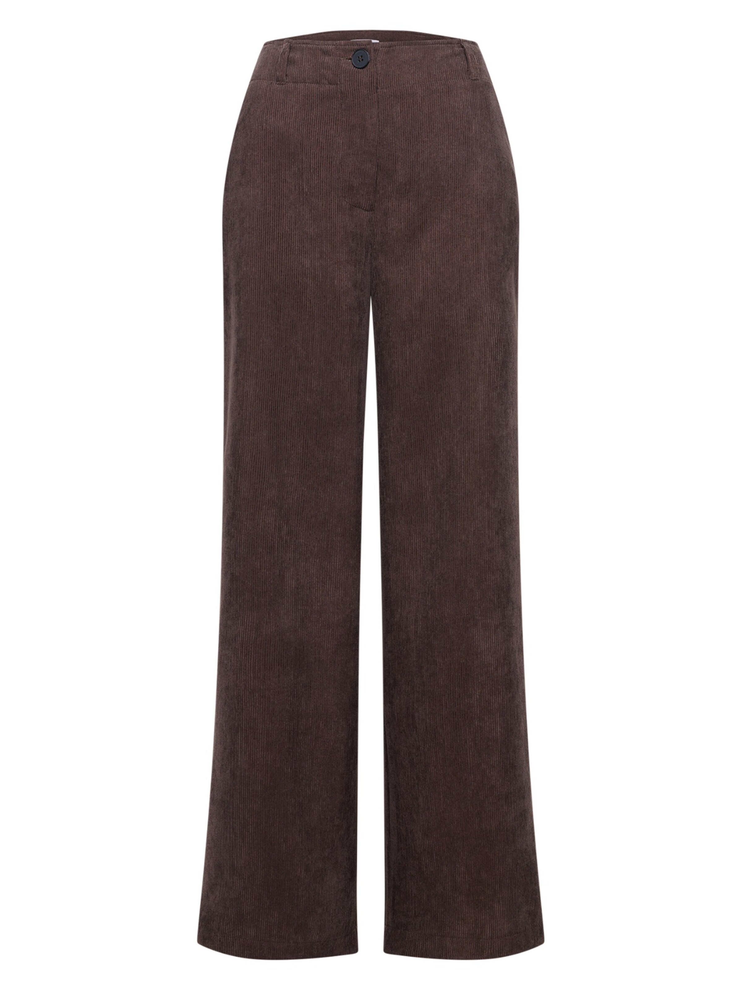 Tamaris Regular Broek in Bruin: voorkant