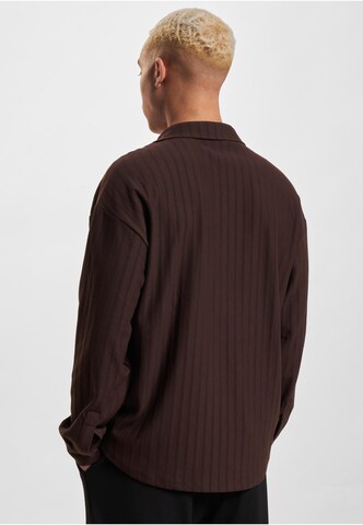 DEF Regular fit Button Up Shirt 'Cali' in Brown