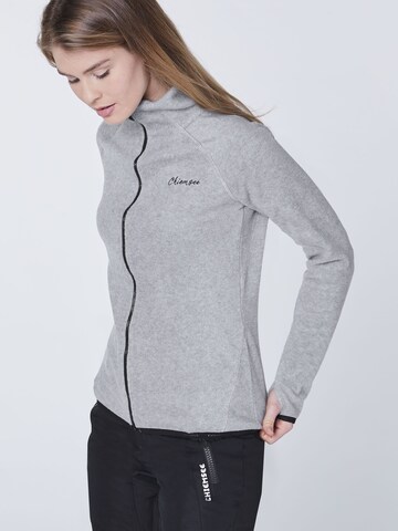 CHIEMSEE Fleece Jacket in Grey