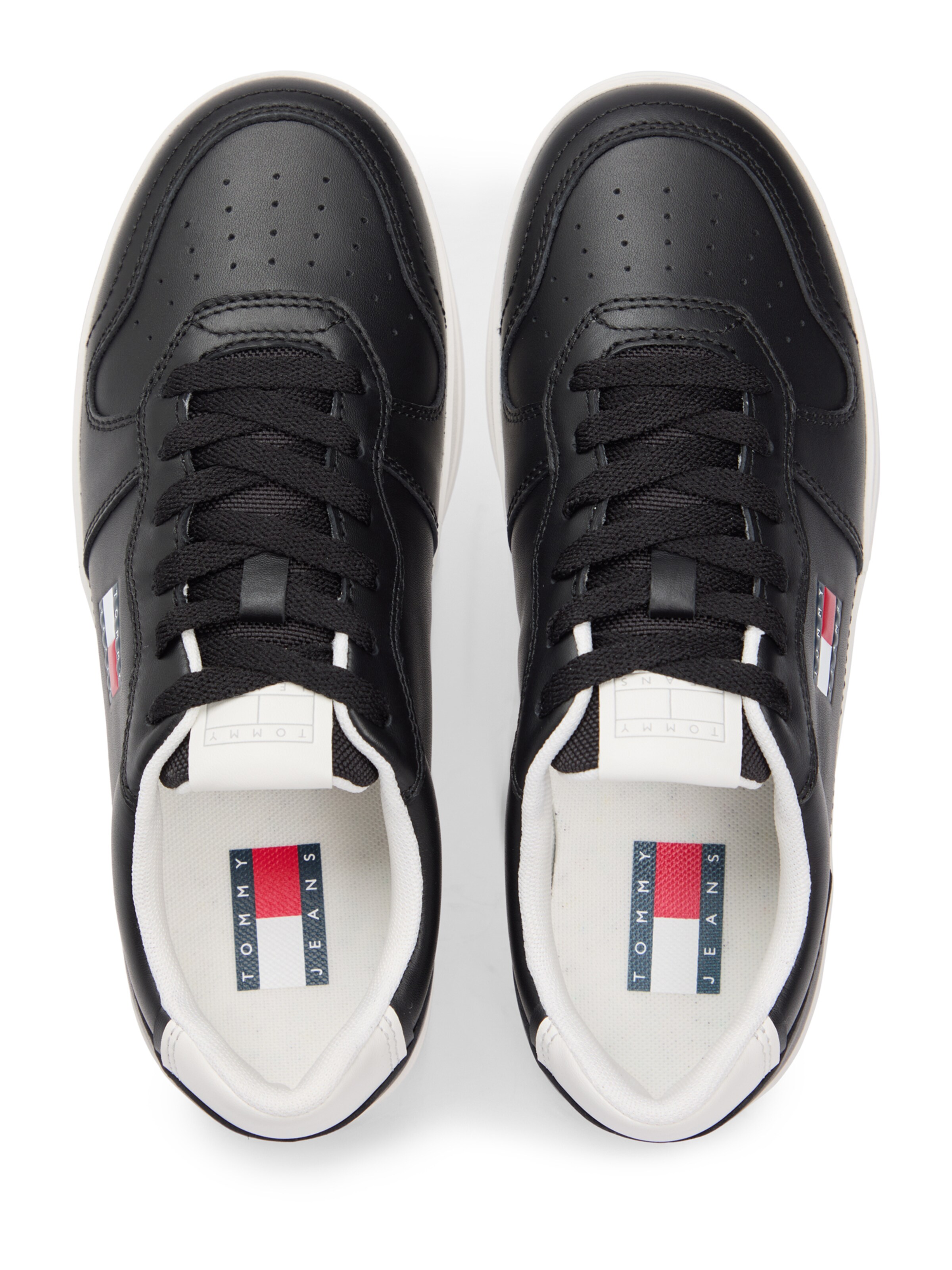 Tommy Jeans Σνίκερ χαμηλό 'THE GREENWICH' σε μαύρο