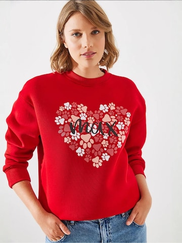 Bianco Lucci - Sweatshirt em vermelho