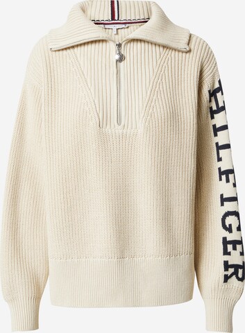 TOMMY HILFIGER Sweater in Beige: front