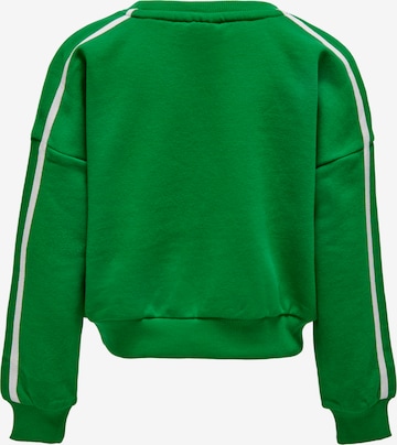 KIDS ONLYSweater majica 'Selina' - zelena boja