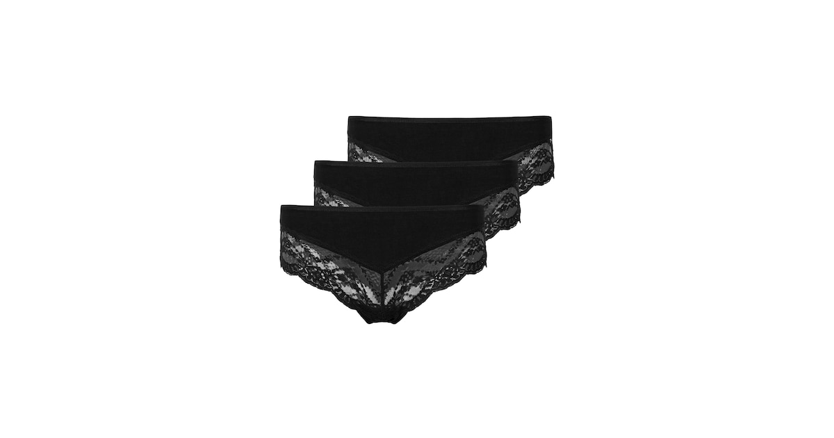 SNOCKS 3 PACK - STRING - Tanga - schwarz/zwart SNOCKS 3 PACK - STRING - Tanga - schwarz/zwart
