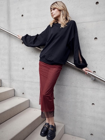 Chemisier 'ELEVATE_ Mei' I want the moon en noir