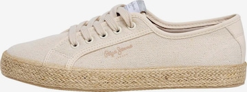 Sneaker bassa 'Brady' di Pepe Jeans in beige: frontale