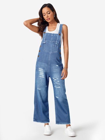 mėlyna Imily Bela Laisvas Džinsinis kombinezonas: priekis
