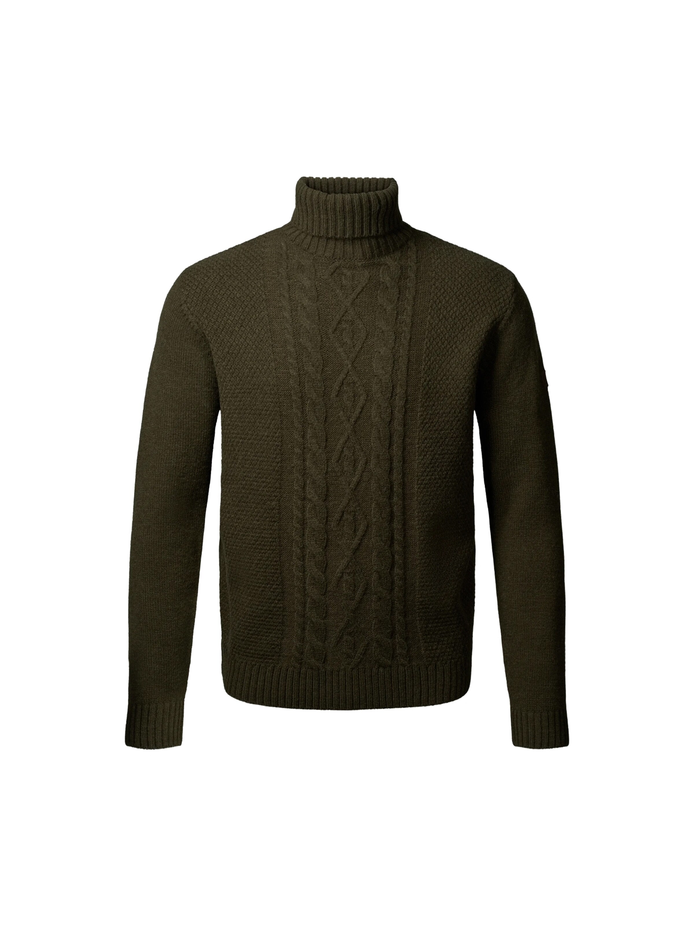 MCS Trui 'Hudson' in Bruin: voorkant