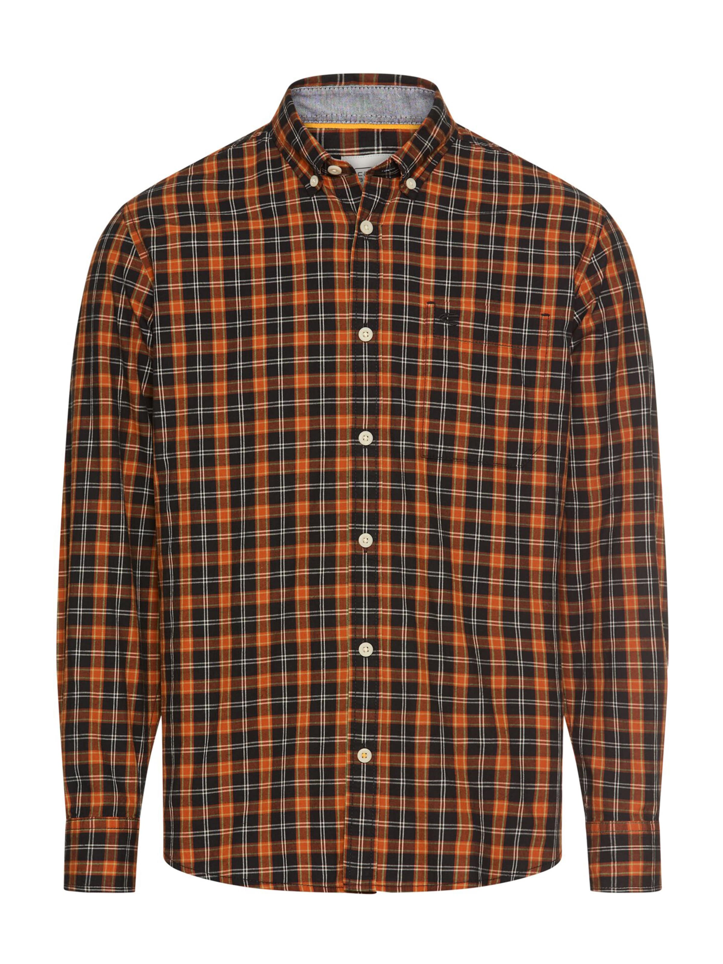 CAMEL ACTIVE Button Up Shirt in Brown: front