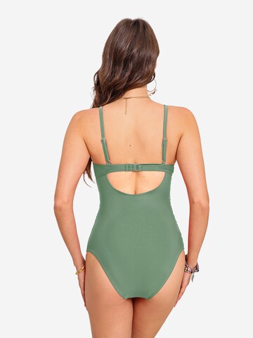 Cupshe Bralette Swimsuit in Green