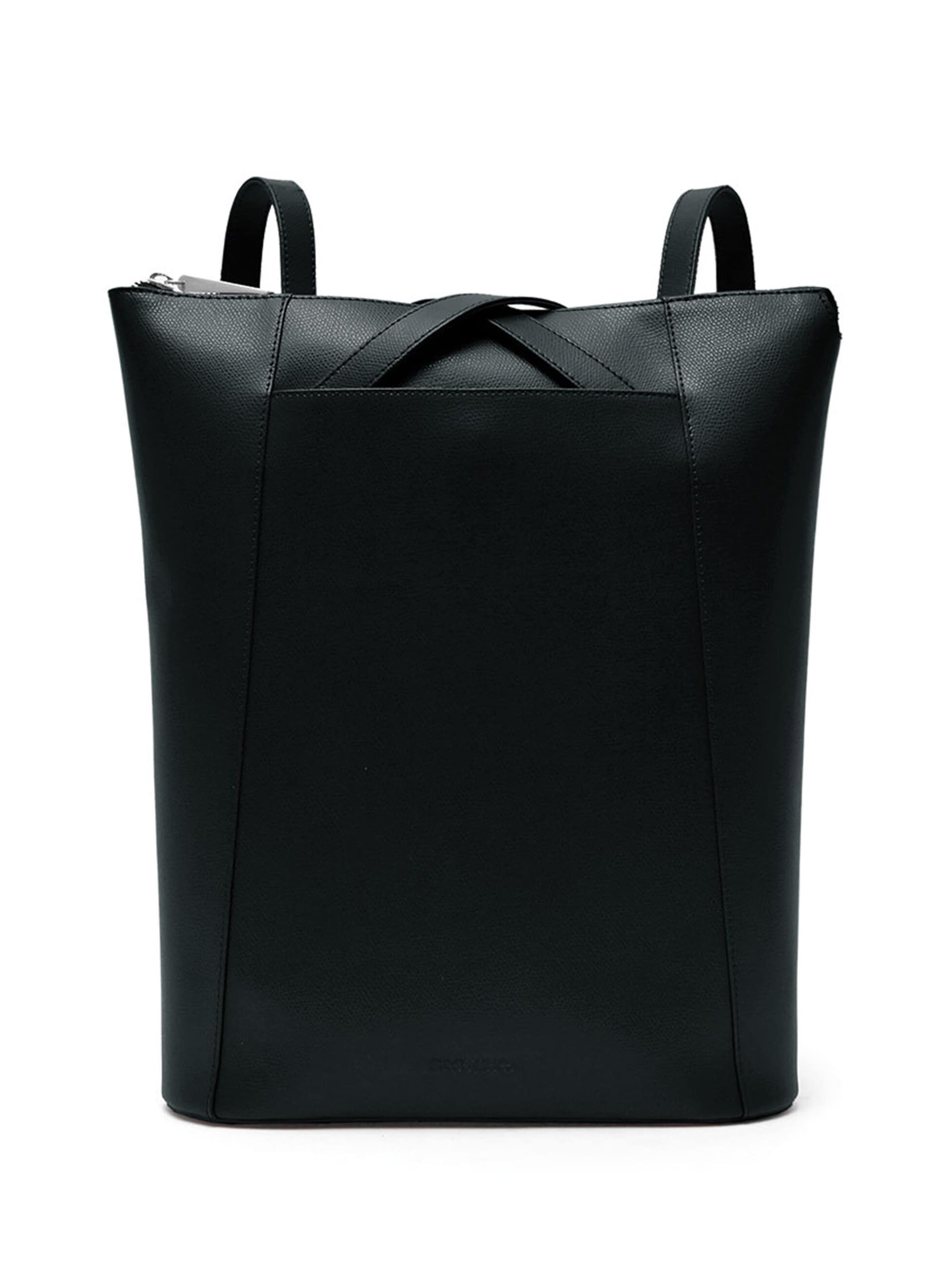 Gretchen Rucksack 'Crocus' in Schwarz: Vorderseite
