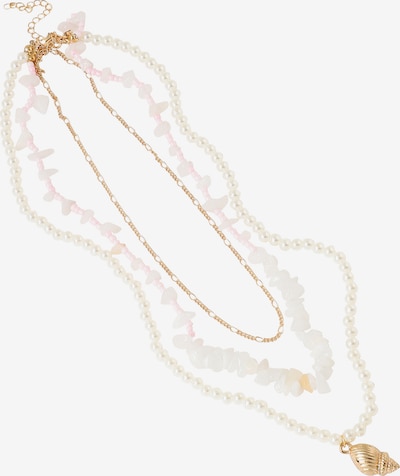 SOHI Řetízek 'Sagit' - zlatá / bílá, Produkt