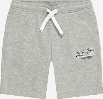 Jack & Jones Junior Pants 'ANDY' in Grey: front