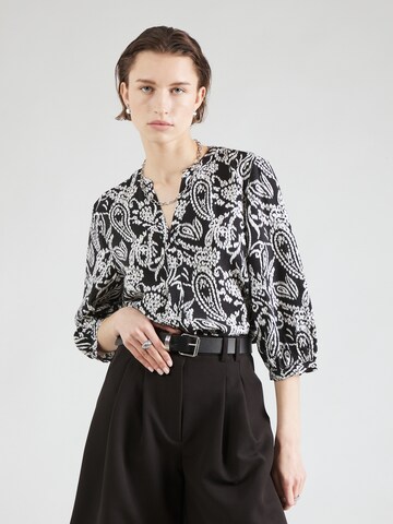 s.Oliver Bluse in Schwarz: Vorderseite