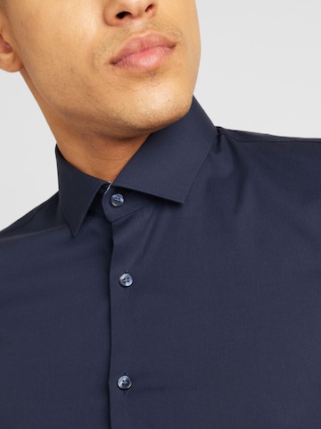 OLYMP Slim Fit Forretningsskjorte i blå