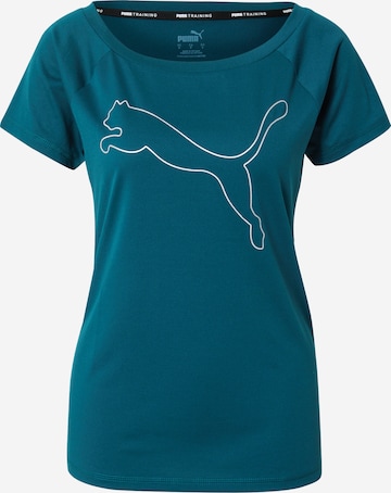 PUMA Performance shirt in Green: front