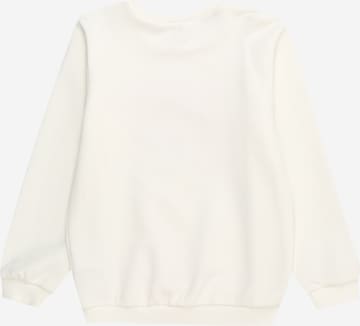 UNITED COLORS OF BENETTON Sweatshirt in Weiß