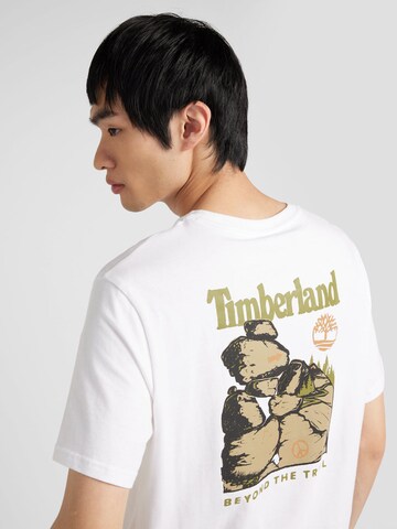 TIMBERLAND T-shirt i vit